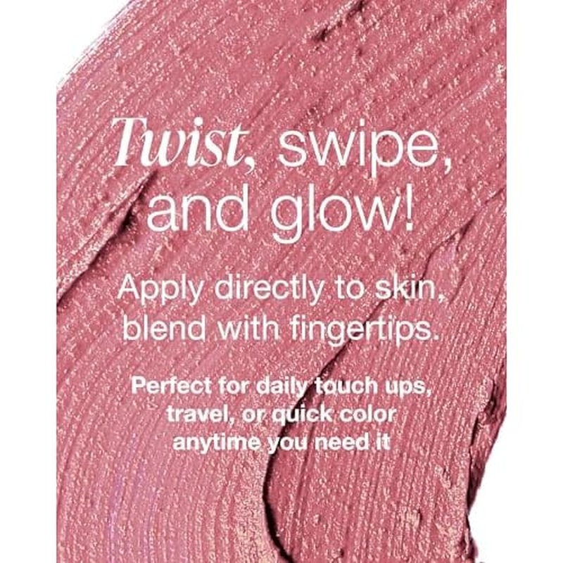 Mineral Fusion 3-in-1 Color Stick - Hydrating Cream Blush Tint for Cheek, Lip and Eye - Natural Multi Use Makeup (Rosette)