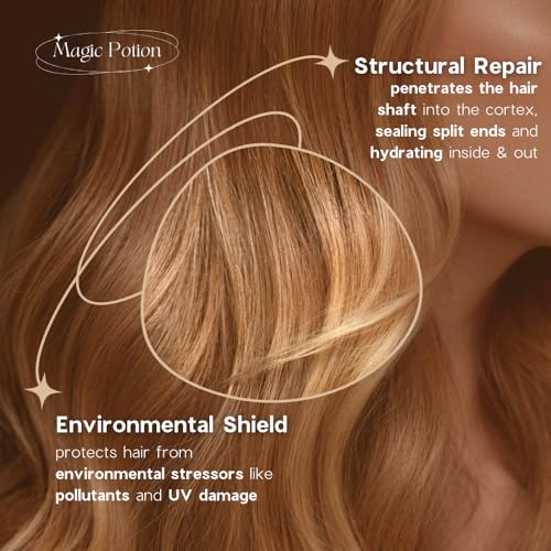 Magic Potion Leave-In Conditioner & Detangler Spray - 8.5 oz - Hair Smoothing & Frizz Control