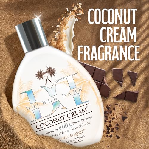 Dark Coconut Tanning Lotion with Bronzer - 13.5 Fl Oz