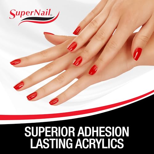 Supernail Nail Liquid 32 Fl Oz - Acrylic Monomer for Durable Nails - UV-Blocking & Low Odor