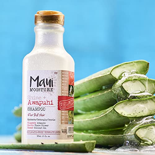 Vegan Moisturizing Shampoo for Dry Hair with Coconut & Aloe - 13 Fl Oz