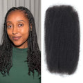 18 Inch Black Afro Kinky Human Hair for Dreadlocks & Twist - Vecago