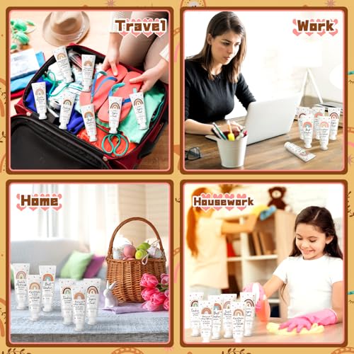36 Pcs Teacher Appreciation Hand Cream Gift Set - Boho Rainbow Style