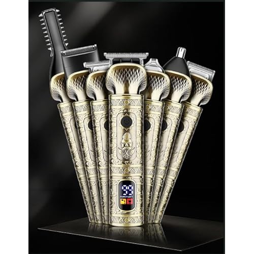 Beard Trimmer for Men - Cordless 7 in 1 Grooming Kit with Hair Clipper