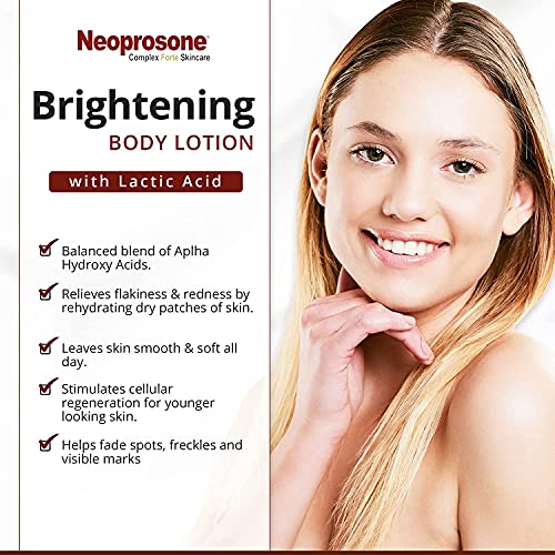 Brightening Body Lotion with Vitamin C & Alpha Arbutin - 400ml for Dark Spots & Skin Glow
