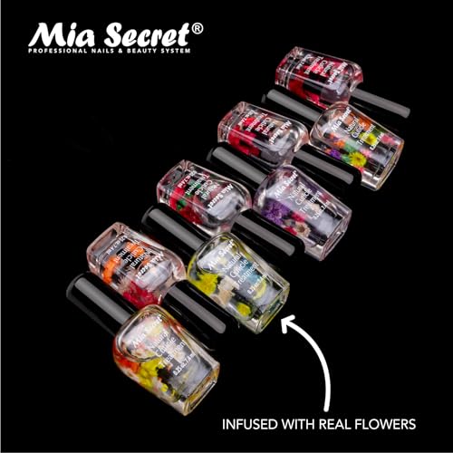 Mia Secret Cuticle Oil Treatment MADE IN USA (Rose, 1/4 oz.)