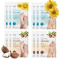 Epielle Hydrating & Moisturizing Hand & Foot Masks, Relieve and Soften Dry, Rough Skin, Self Care Gifts for Women, Spa Kit, Stocking Stuffers, 6 Moisturizing Gloves & 6 Moisturizing Socks