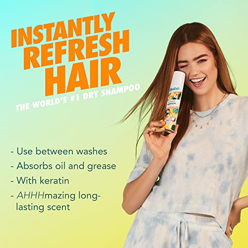 Batiste Dry Shampoo, Tropical, 6.73 Ounce (Packaging May Vary) (Pack of 2)