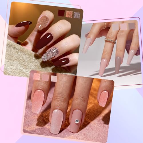 Acrylic Powder 24 Color Set No Lamp for Nail Extensions - Creaglam