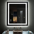 RGB LED Bathroom Mirror with Lights, Dimmable & Anti-Fog, 20x28 Inches - Variation Rgb / 28L x 20W