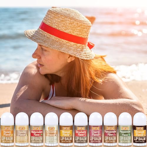 150 Pcs Mini Lip Balms Gift Bulk Assorted Lip Balms Sticks Spf 30 with Sunscreen Lips Care Bag Stuffers Employee Appreciation Gifts Bulk for Staff Teacher Wedding Baby Shower Party Favors