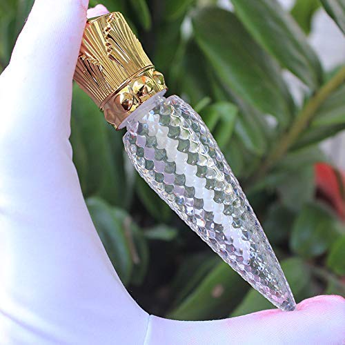 10 Packs Carrot Shape Crown Clear Lip Gloss Tubes Vials Empty Refillable Lip Balm Bottle Container Cosmetic Lip Glaze Tubes with Wand DIY Lipstick Tube Pot Beauty Lip Samples for Women Girls