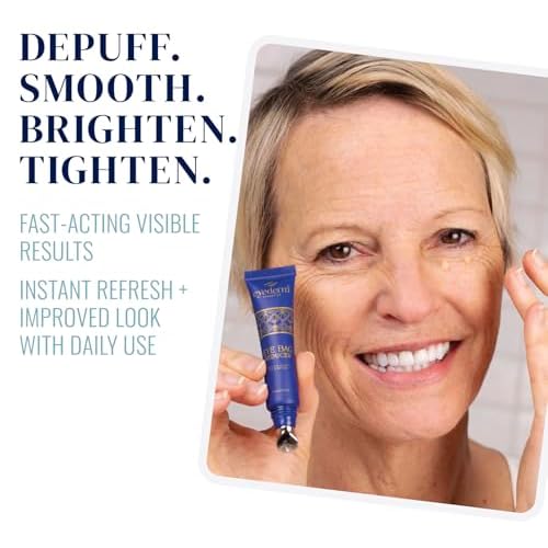 Eyederm Cosmetics Eye Bag Reducer Cream | Refreshing Under Eye Cream for Dark Circles, Puffiness and Bags Under Eyes | Ophthalmologist-Developed, Free From Common Irritants | 0.5 fl oz