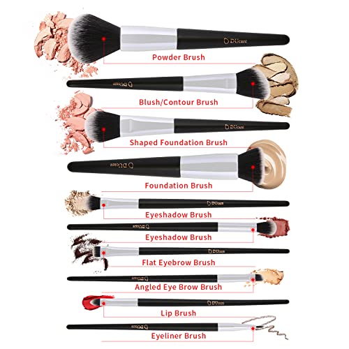 DUcare Makeup Brushes with Makeup Brush Solid Soap Cleanser