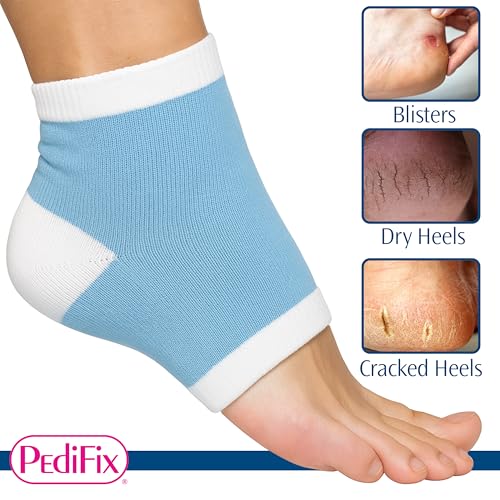 Moisturizing Heel Sleeves with Mineral Oil - Softening & Repair, Reusable Pair