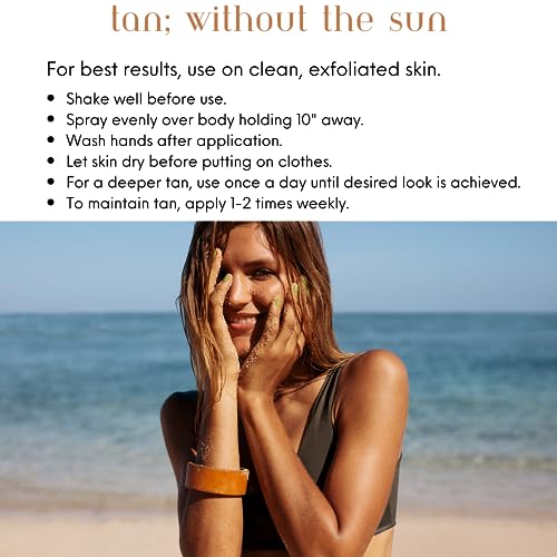 Body Drench Quick Tan Bronzing Spray Medium-Dark 6 Ounce (177ml) (2 Pack)
