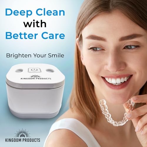 New 2026 Ultrasonic Retainer Cleaner with a Larger 200ML Pod, 45kHz