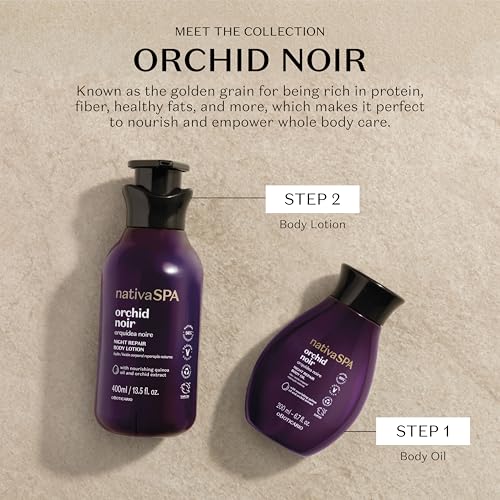 Hydrating Body Lotion with Quinoa Oil & Orchid Noir Fragrance - 13.5 oz