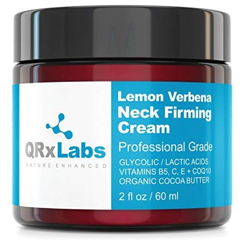 QRxLabs Wrinkle Control Trio: 10% Glycolic Acid Control Pads, 15% Renewal Serum for Face, Lemon Verbena Neck Firming Cream - Achieve Smooth, Bright, and Firm Skin - Prevents Wrinkles, Dark Spots