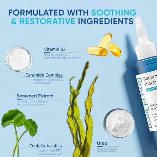 Seborrheic Dermatitis & Psoriasis Care Bundle - Calming Serum & Treatment Cream - Serum & Cream
