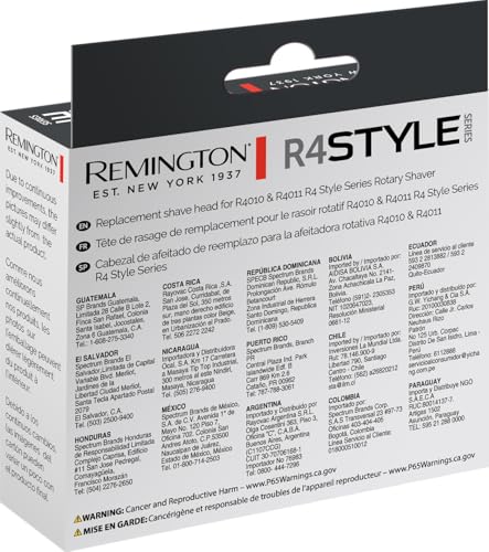 Remington R4 Series Shaver Head Replacement Dual Track Blades