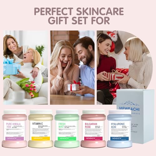 Jelly Mask For Facials Professional,Spa facial mask Rubber Mask, Moisturizing&Hydrating for Wrinkles&Acne,23 Fl Oz Jar Face Mask SkinCare,Natural Gel Face Masks Facial Mask (Rose)