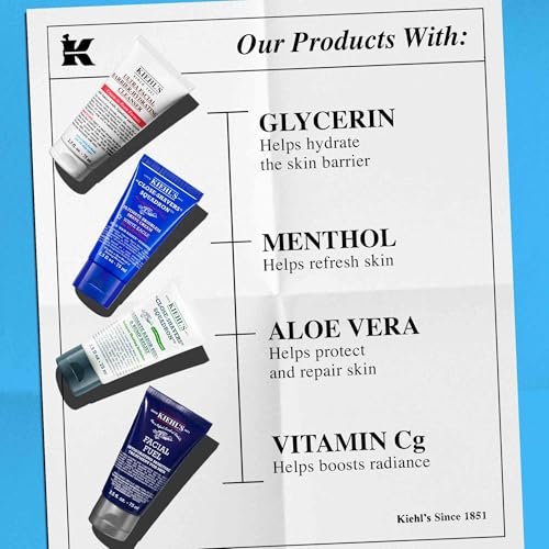 Men's Skincare & Shaving Kit - Grooming Set with Cleanser, Shaving Cream, Aftershave & Moisturizer