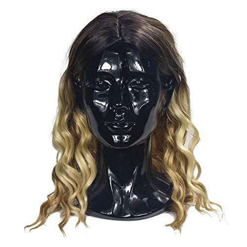White Female Mannequin Head for Wigs Hats Jewelry Display with Black Variation