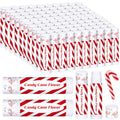 150 Pack Christmas Lip Balms Bulk Christmas Candy Peppermint Cane Scented Holiday Flavor Lip Balm Gifts Xmas Party Gifts Bulk Xmas Items Stocking Stuffers for Women Men Staff Employee (Candy)