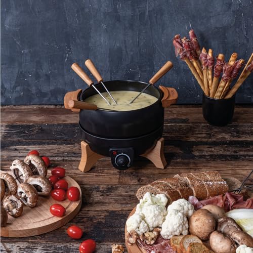 Electric Fondue Set Party Version - 2.4 Quart with Adjustable Temperature
