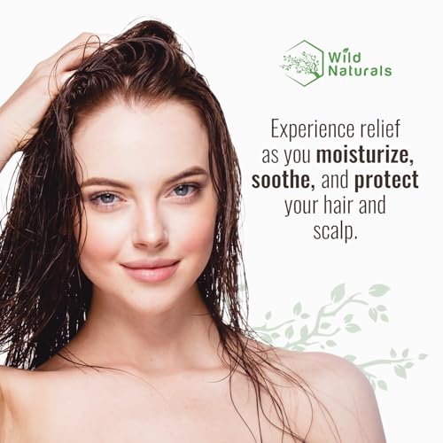 Wild Naturals Manuka Honey Shampoo & Conditioner Set - 8 Fl Oz x 2, Moisturizing & Soothing for Sensitive & Color-Treated Hair