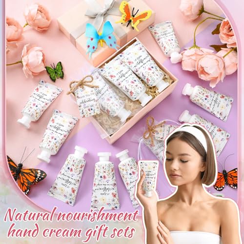 Wildflower Baby Shower Hand Cream Gift Set - 48 Travel Size Lotion Favors