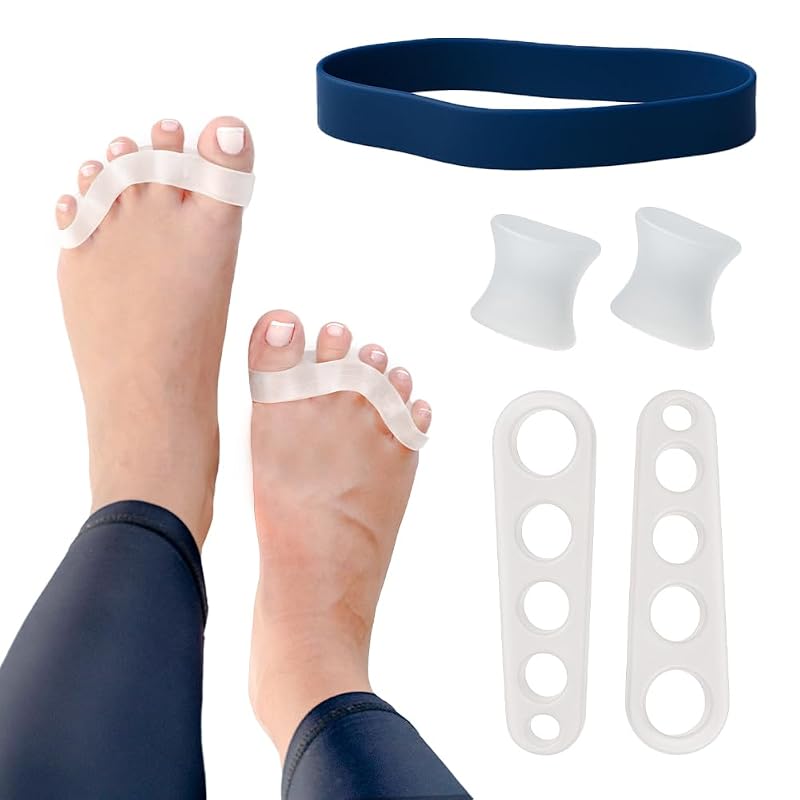 Complete Kit: Awesome Toes Spacers & Separators for Hammertoe & Bunions — Small Size