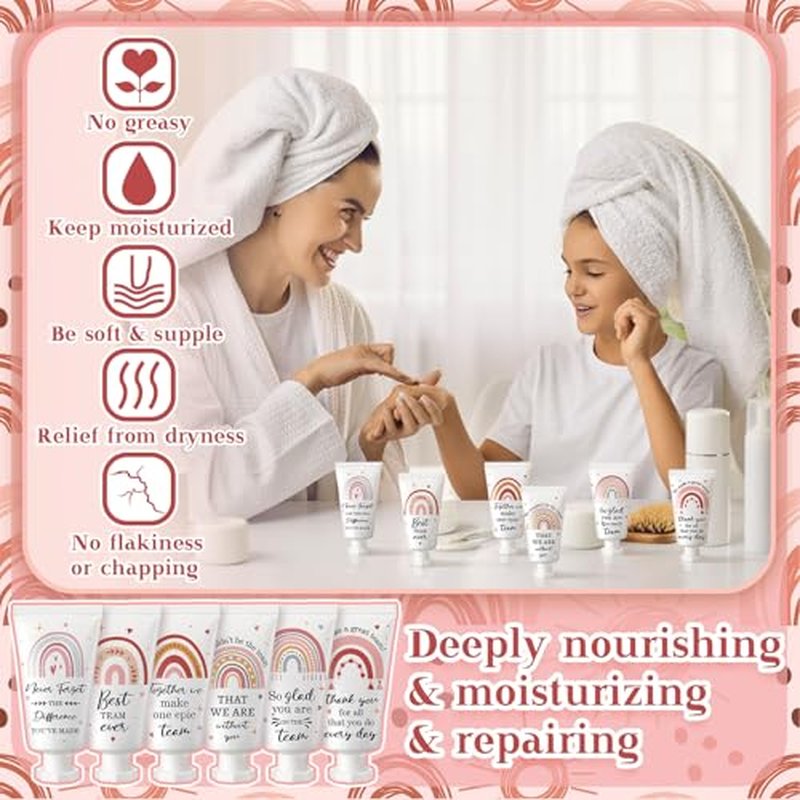 36 Pack Employee Appreciation Team Gifts Bulk Travel Size Hand Cream Inspirational Thank You Gifts Small Hand Lotions for Women Mothers Day Crna Nurse Teacher Employees Coworkers Staff