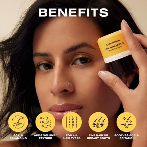 Oil-Absorbing Dry Shampoo with Arrowroot Powder - Refresh & Volume