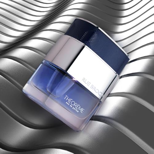 Rue Broca Theoreme Eau de Parfum Spray For Men - Pour Homme, Citrus Amber Patchouli, 3 Fl Oz