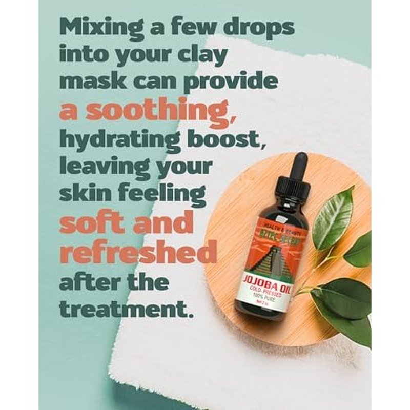 Aztec Secret - Indian Healing Clay 1 lb and Joboba Oil 2 oz Bundle