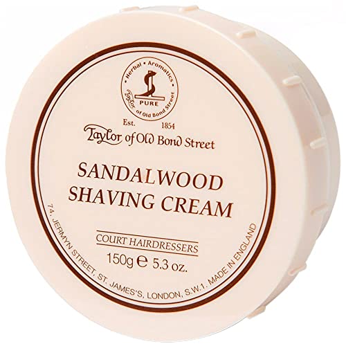 Taylor of Old Bond Street Luxury Shaving Cream Trio ? Sandalwood, Peppermint & Coconut (3 x 150g Bowls)