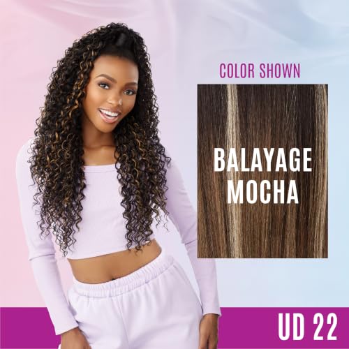 Sensationnel Instant Updown Half Wigs & Ponytail Set - Balayagemocha, 4 Styles in 1