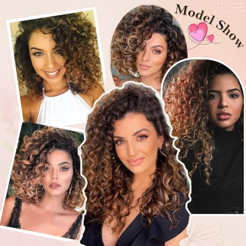 10 Inch Gogo Curl Crochet Hair - Deep Water Wave, Natural Water Wave, Curly Beach Curl, 8 Packs, T1B/27/30