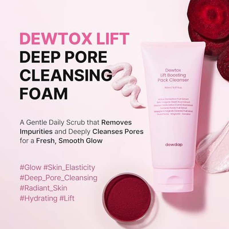 CARSLAN Face Wash, Gentle Hydrating Foaming Facial Cleanser, Soothing Cleansing Mousse, Deep Cleans Pores, Makeup Remover, Daily Face Cleanser for All Skin Types (3.38 Fl Oz)