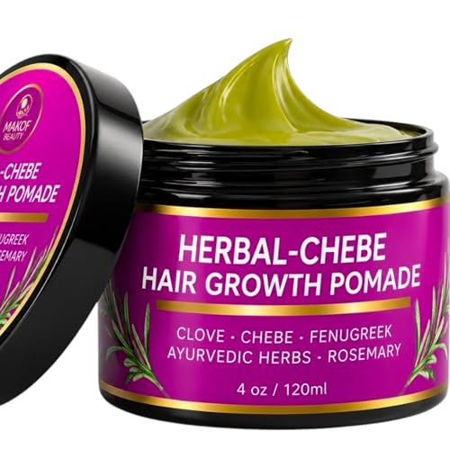 Chebe Hair Growth Grease - Herbal Pomade for Hair Loss & Edges - 4oz