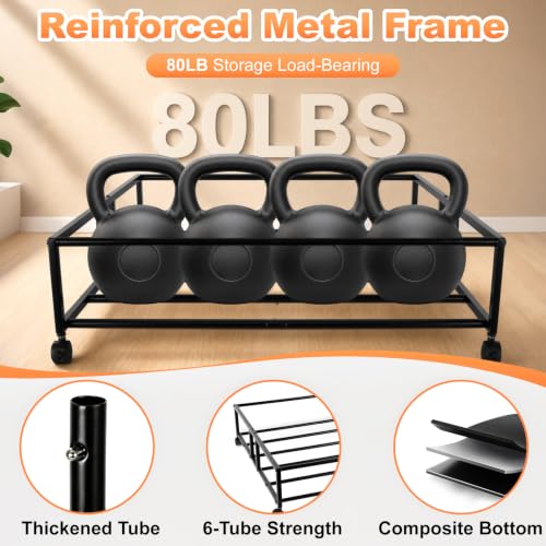 Extra Large Under Bed Storage Box with Wheels - 100L, Black, 30.7" x 24" x 9.5"