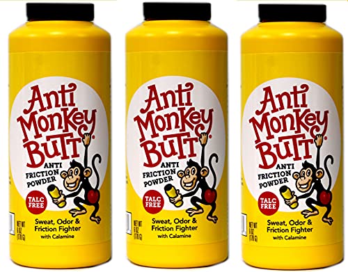 Anti Monkey Butt Men's Body Powder - Sweat Absorbing & Skin Comfort