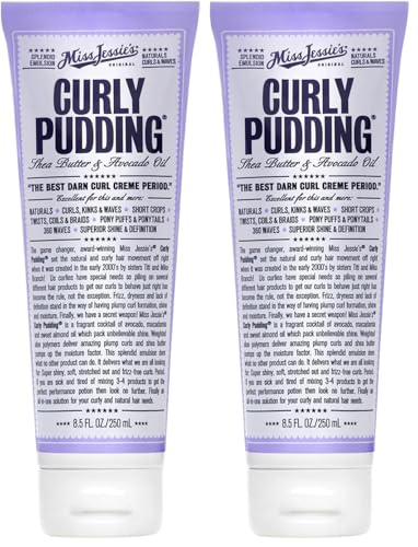 Miss Jessie's Curly Pudding Unisex Hair Cream 8.5 oz Pack of 2 - White Variant