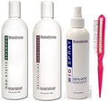 Brandywine 16oz Shampoo & Conditioner + 8oz Non-Aerosol Wig Spray Bundle for Human & Synthetic Hair