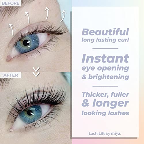 MIYA LASH Lash Lift & Brow Lamination Kit + Eyelash Growth Serum | Deluxe Lash & Brow Care