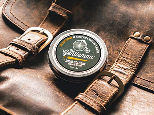 Solid Cologne Travel-Ready Balm-Based Fragrance for Men - The Gentleman 2.5 oz