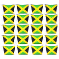Canvas Makeup Bag Travel Toiletry Bag Makeup Bag for Women Girls Jamaica Flag Reggae(Jamaican-20PCS)