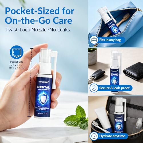 Nano Hydroxyapatite Tooth Spray 2-Pack 1 Ounce Enamel Repair & Cavity Protection